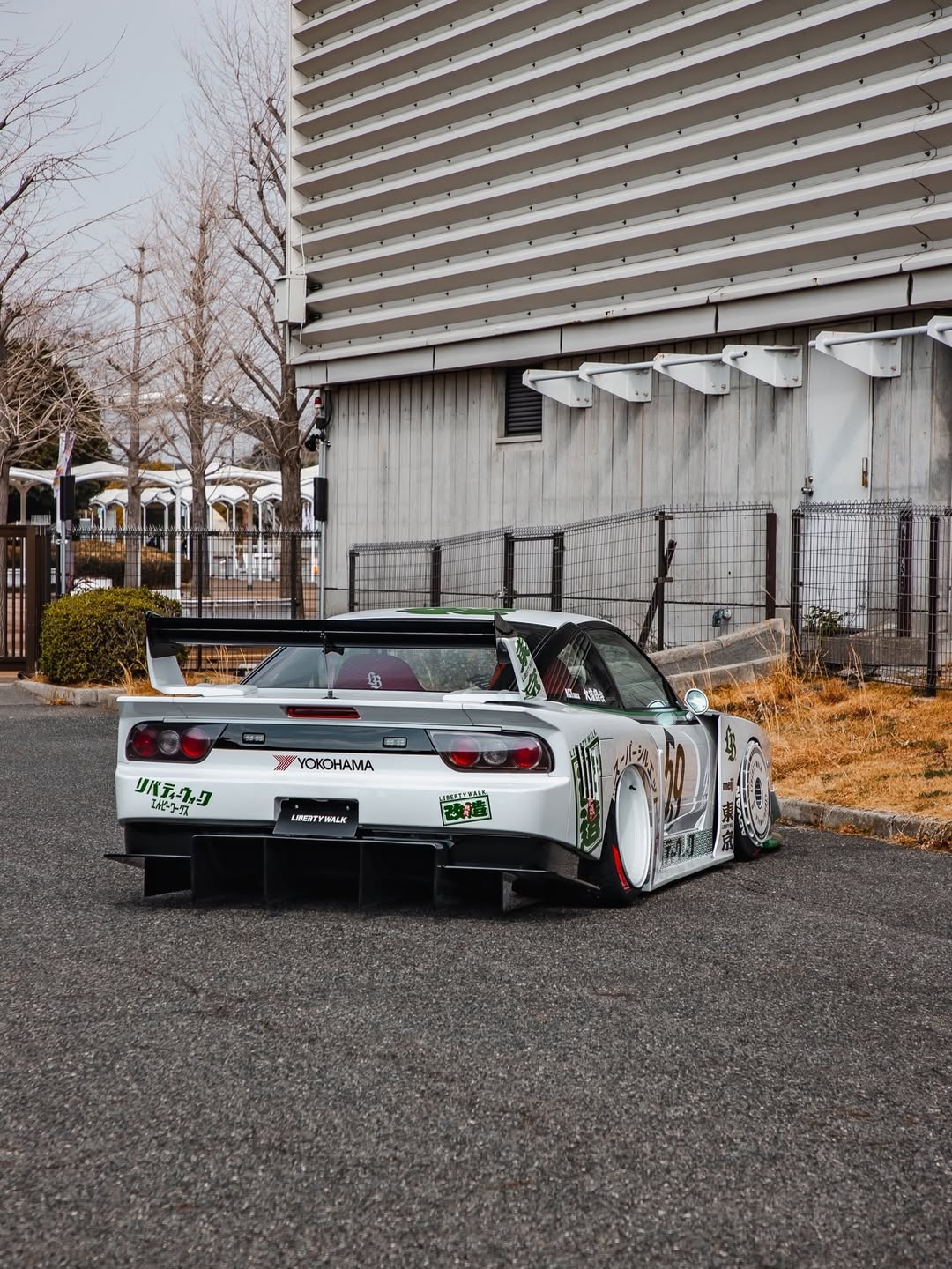 LB Super Silhouette Nissan 180SX Complete Body Kit FRP