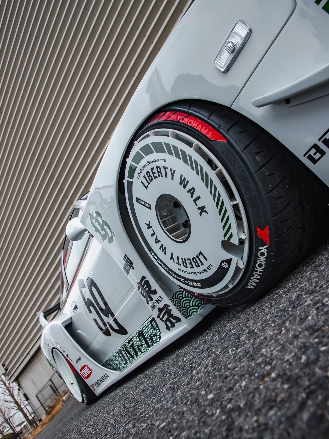 LB Super Silhouette Nissan 180SX Complete Body Kit FRP