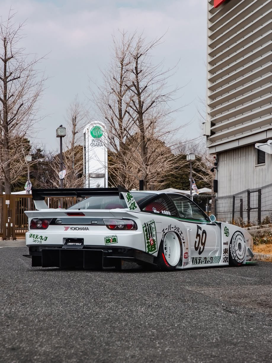 LB Super Silhouette Nissan 180SX Complete Body Kit FRP