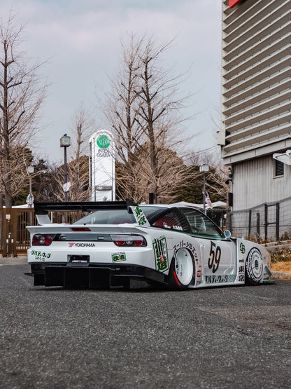 LB Super Silhouette Nissan 180SX Complete Body Kit FRP