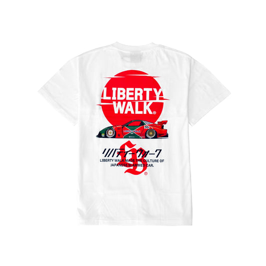 Liberty Walk Sunrise RX-7 T-Shirt White