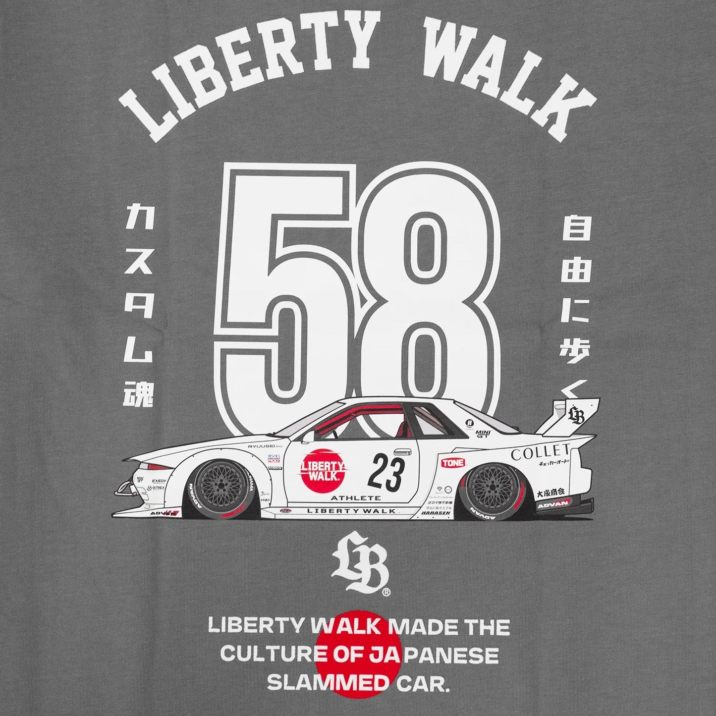 LB No.58 R32 T-Shirt (Grey)