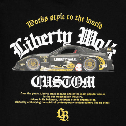 T433-FDBK - Liberty Walk RX-7 FD 'Arch Logo' T-Shirt