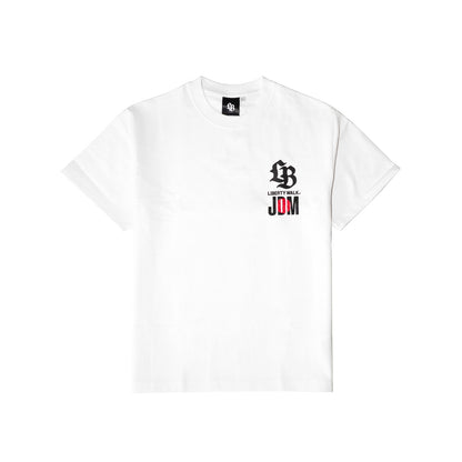 LB JDM Inversion Logo 180SX T-Shirt White
