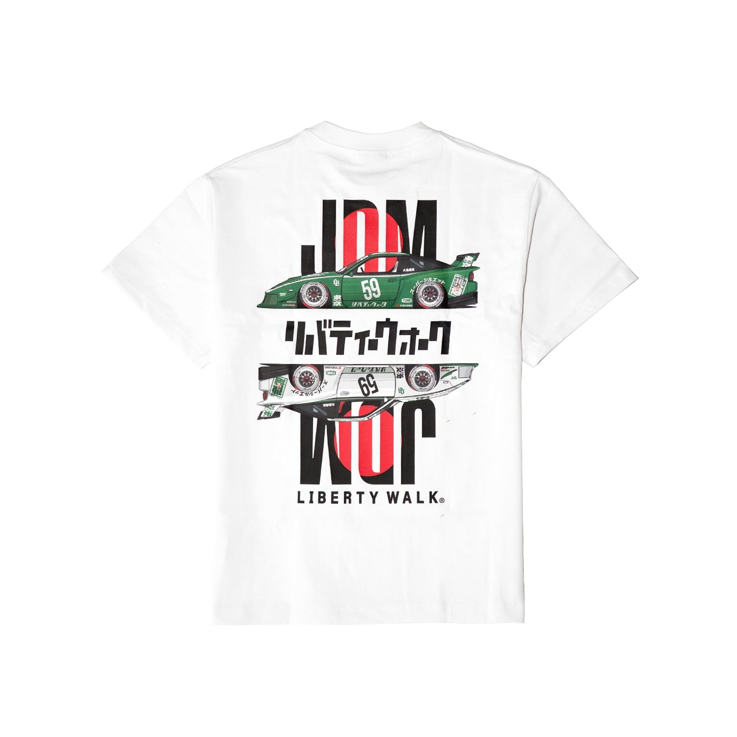 LB JDM Inversion Logo 180SX T-Shirt White