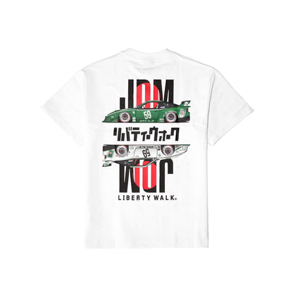 LB JDM Inversion Logo 180SX T-Shirt White