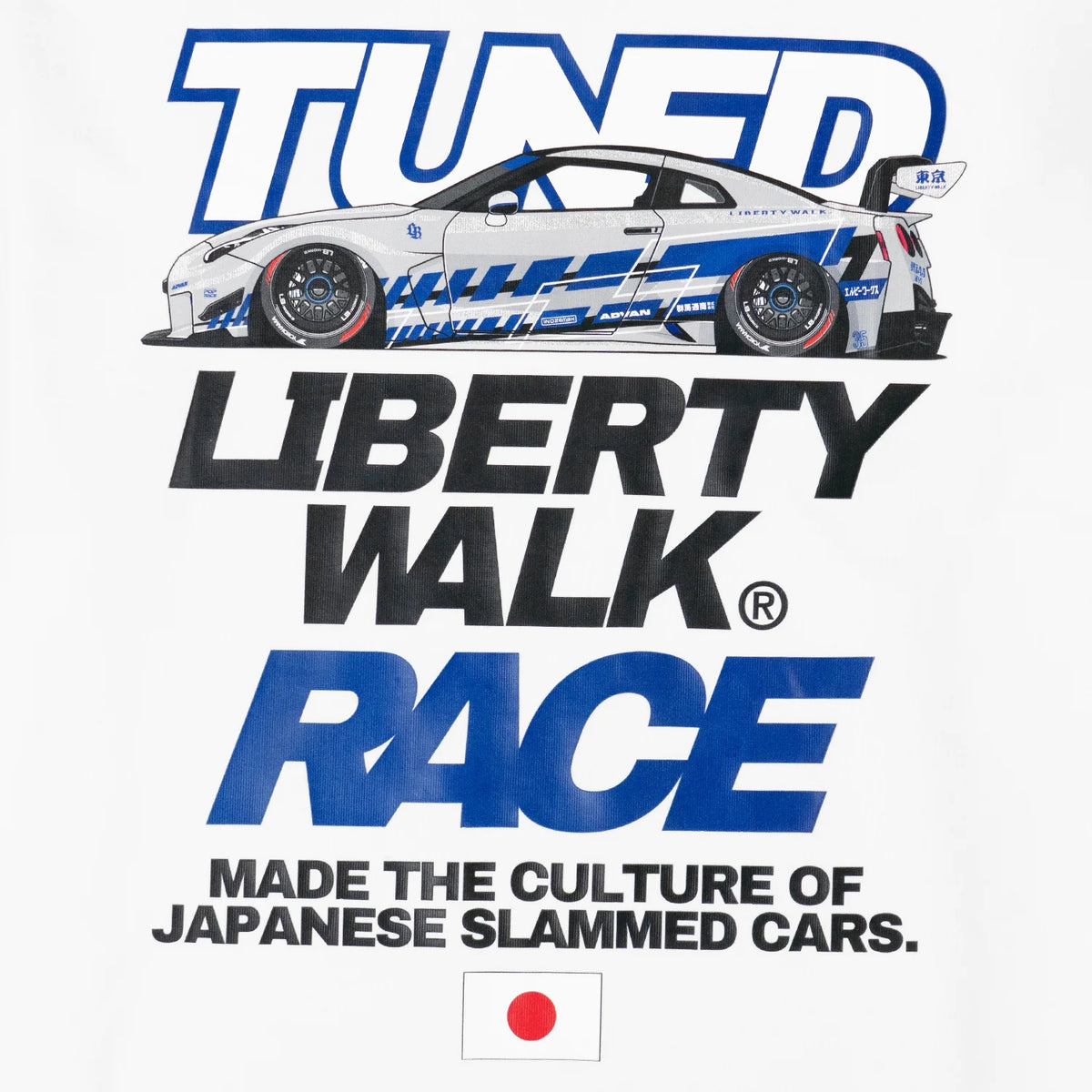 T499-35WH - Liberty Walk LB 'Tuned 35' T-Shirt