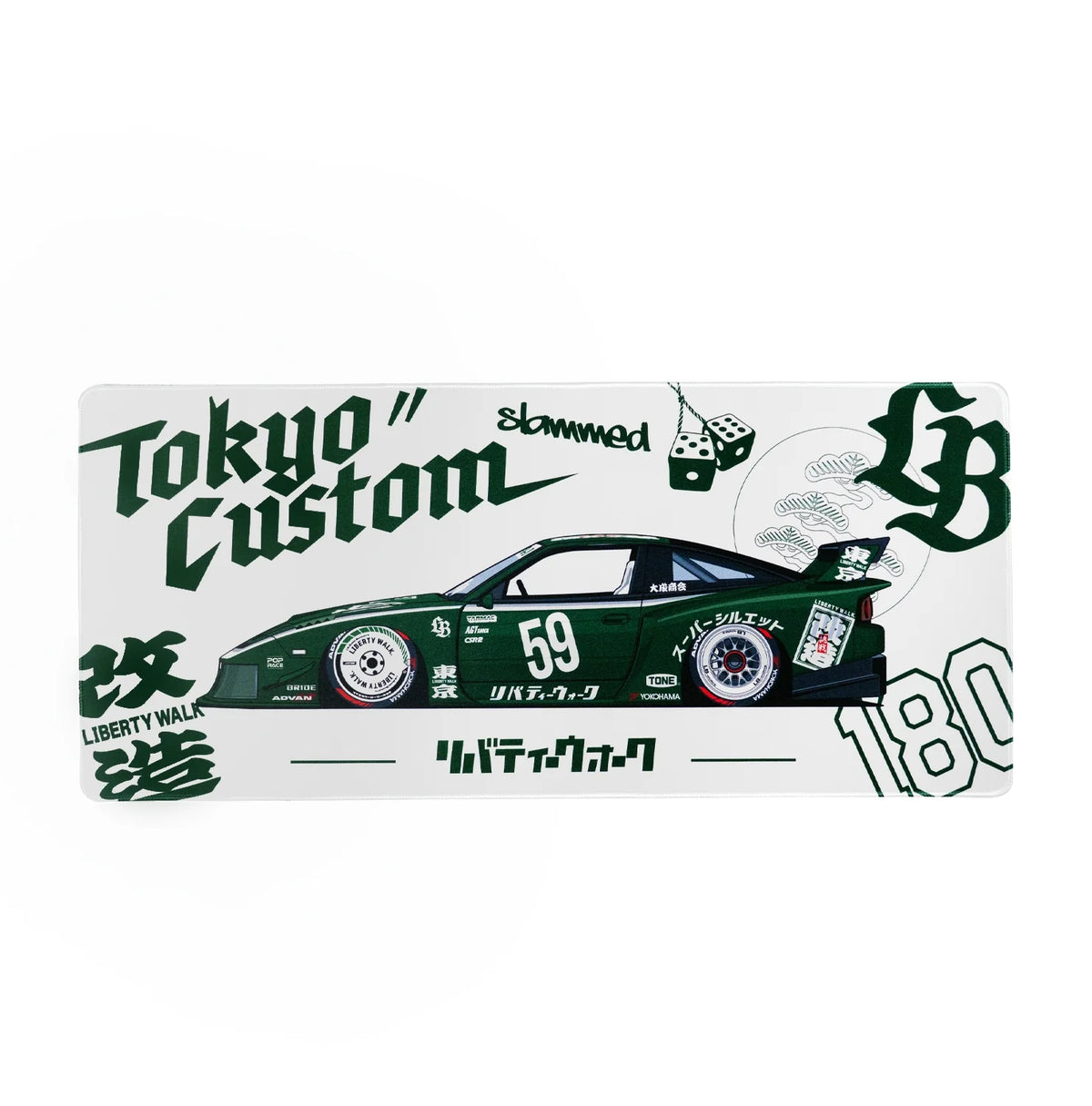 Z182-180GN - Liberty Walk Gaming Mouse Pad (180SX)