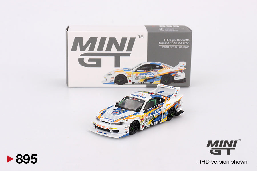 Mini GT - 1/64 Nissan Silvia S15 (White)