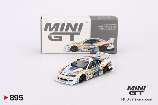 Mini GT - 1/64 Nissan Silvia S15 (White)