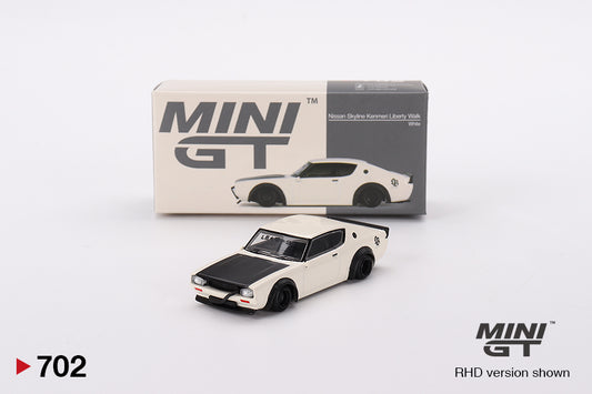 Mini GT - 1/64 LB★Works Nissan Skyline Kenmeri Liberty Walk (White)