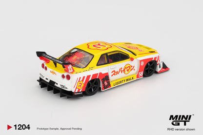 MGT01204-R - Mini GT - 1/64 Nissan Skyline R34 (Yellow/Red)