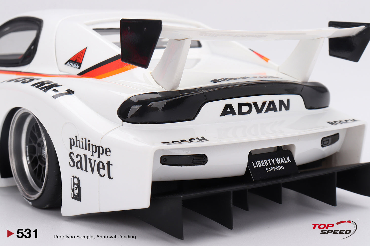TopSpeed - 1/18 Mazda RX-7 (White) – Liberty Walk Europe