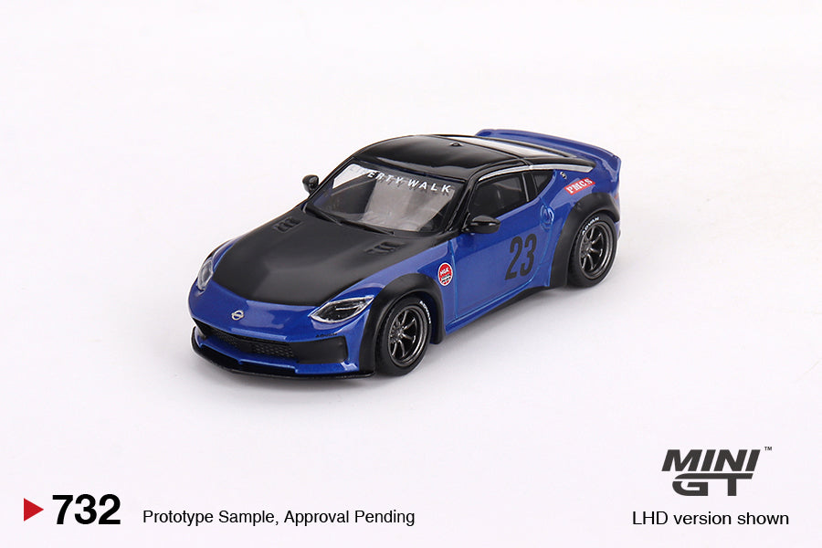 Mini GT - 1/64 LB★Nation Nissan 400Z (Serian Blue)