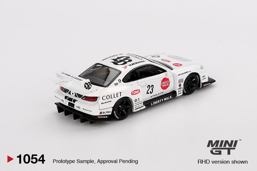 Mini GT - 1/64 Nissan Silvia S15 (White) – Liberty Walk Europe