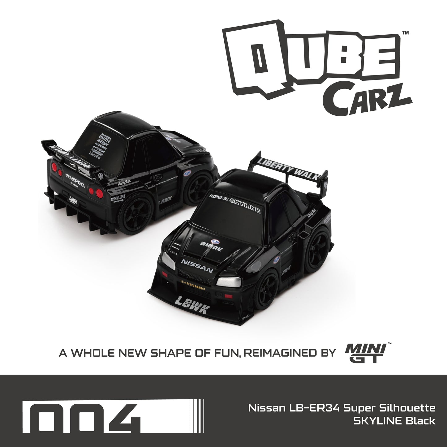 QubeCarz - Nissan Skyline R34 (Black)