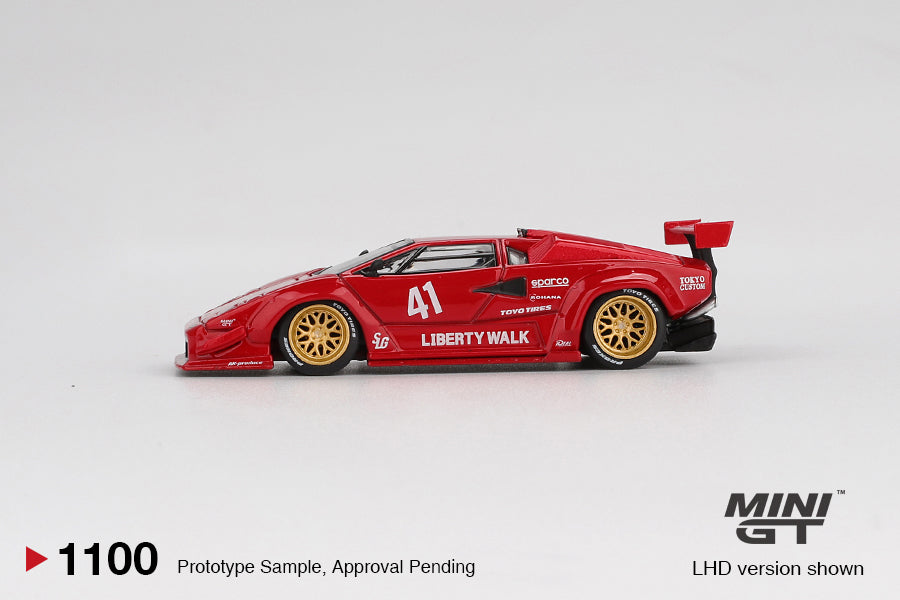 Mini GT - 1/64 Lamborghini Countach (Red) – Liberty Walk Europe