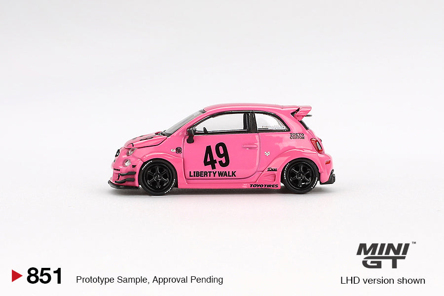 Mini GT - 1/64 Abarth 595 (Pink)