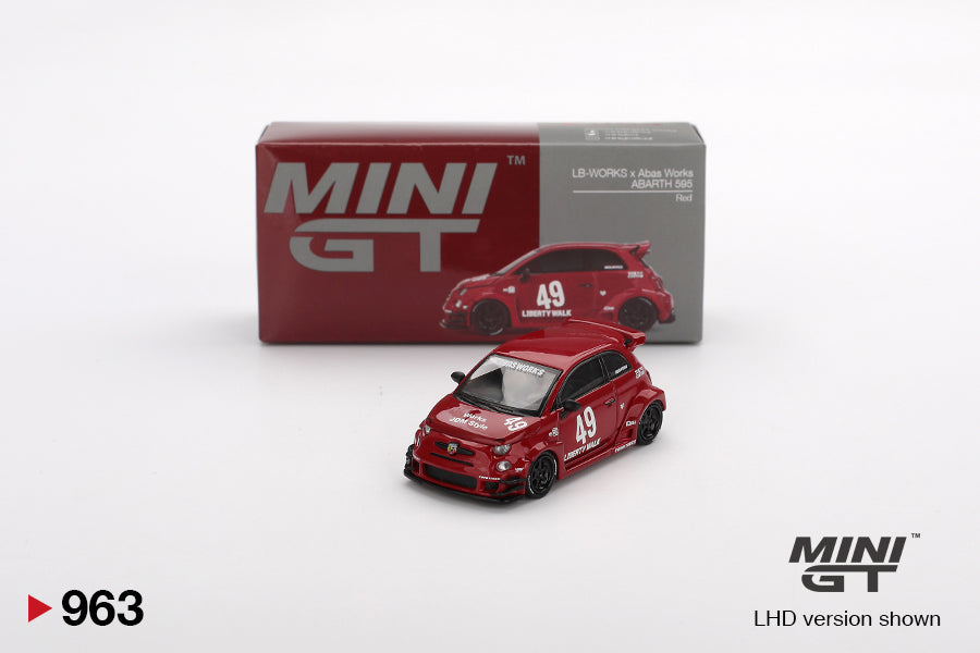 MGT00963-L - Mini GT - 1/64 Abarth 595 (Red)