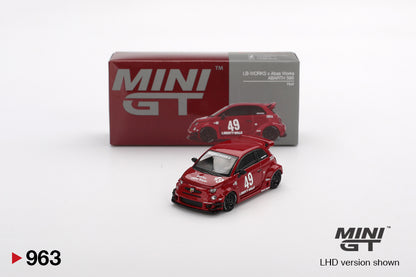 MGT00963-L - Mini GT - 1/64 Abarth 595 (Red)