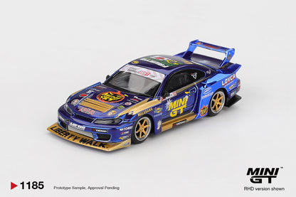 MGT01185-R - Mini GT - 1/64 Nissan Silvia S15 (Chrome Blue)