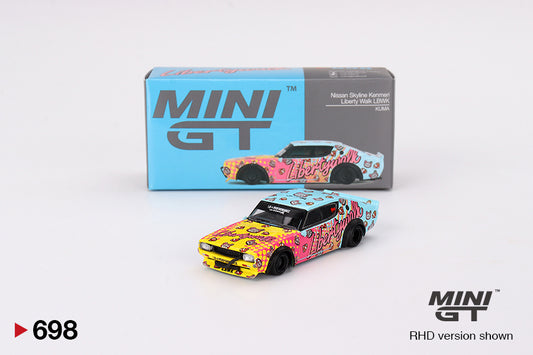 Mini GT - 1/64 LB★Works Nissan Skyline Kenmeri Liberty Walk (LBWK KUMA)