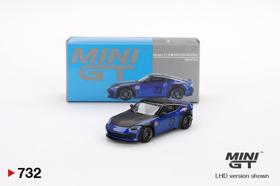 Mini GT - 1/64 LB★Nation Nissan 400Z (Serian Blue)