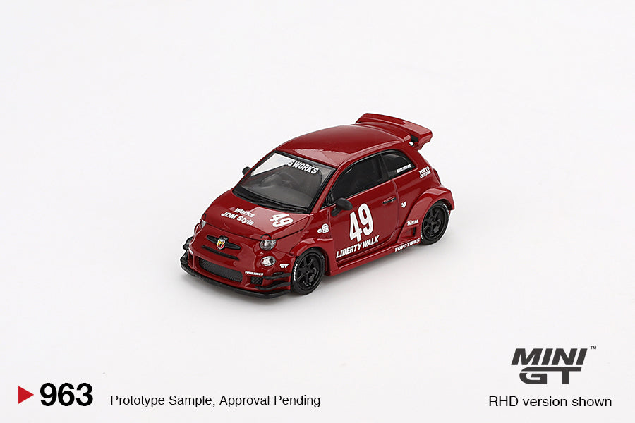 MGT00963-L - Mini GT - 1/64 Abarth 595 (Red)