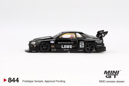 Mini GT - 1/64 Nissan Skyline R34 (Black)