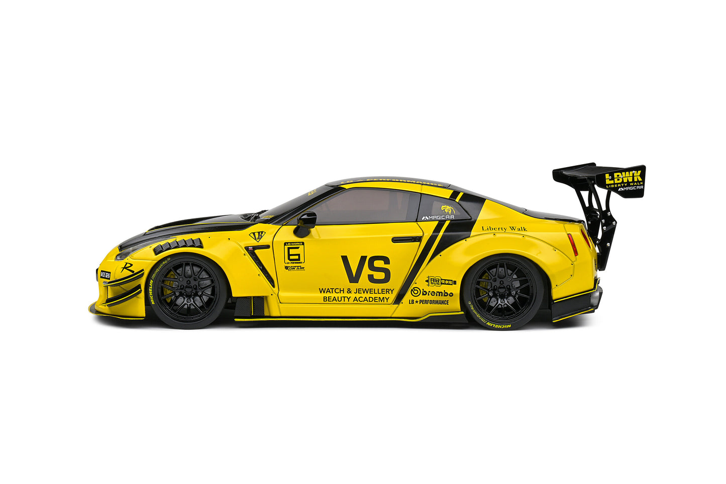 Solido - 1/18 LB★Works Nissan GTR Type II (Yellow)