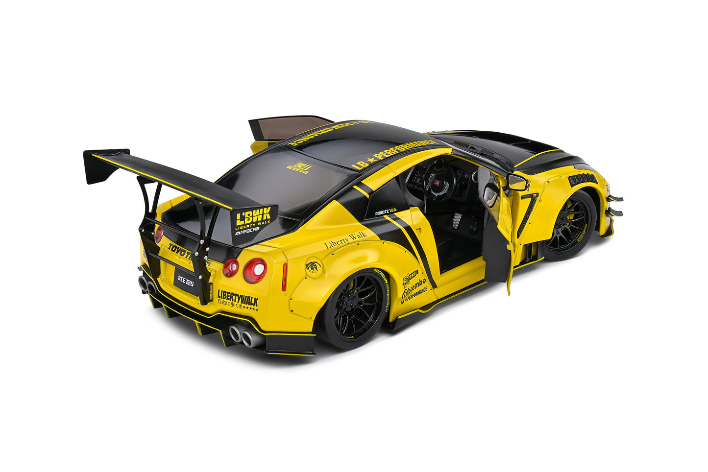 Solido - 1/18 LB★Works Nissan GTR Type II (Yellow)