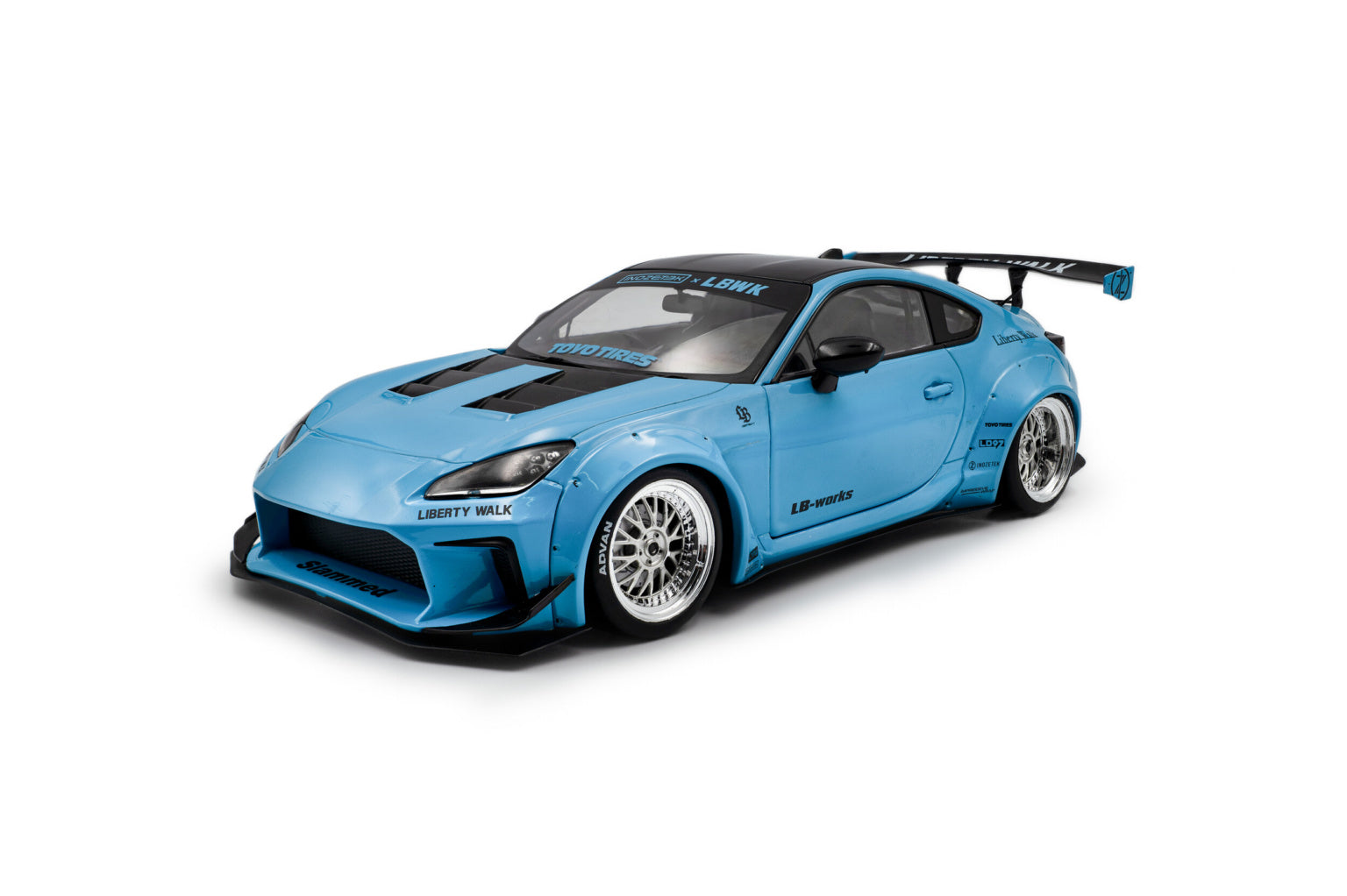 世界限定20台 LIBERTY WALK Toyota GR86 SOL1813601 - Solido - 1/18 Toyota GR86 (Baby Blue) – Liberty Walk