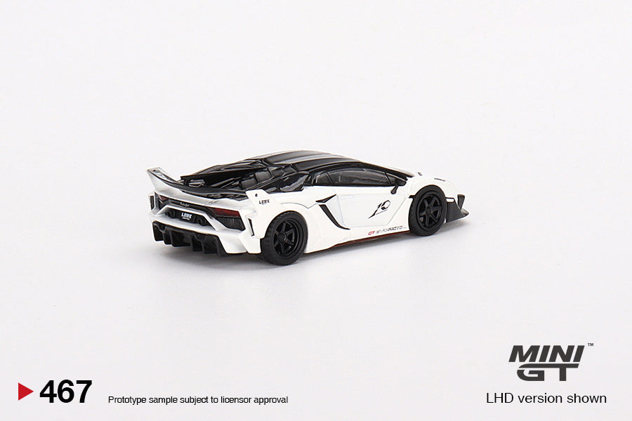 Mini GT - LB-Silhouette WORKS Lamborghini Aventador GT EVO White
