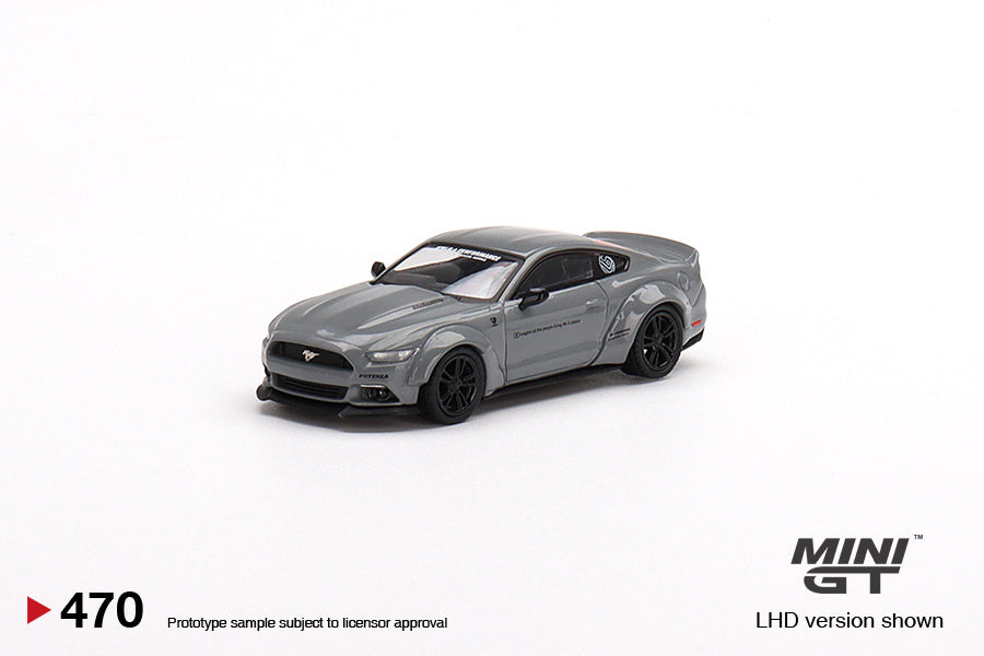 Mini GT - Ford Mustang GT LB-Works Grey