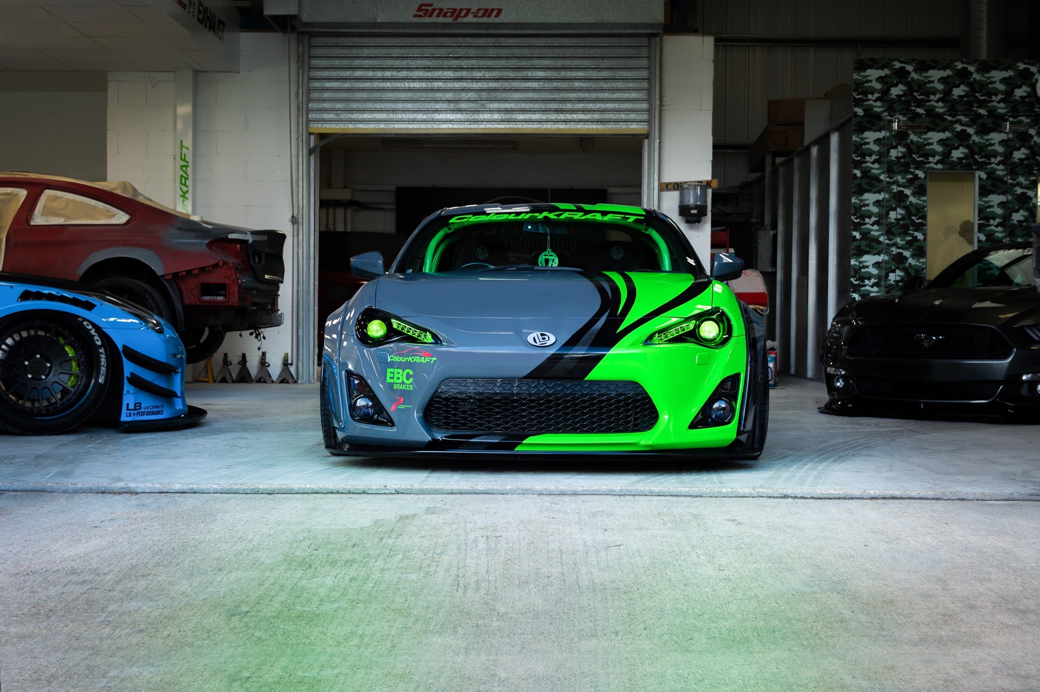 LB Nation GT86 Lip Type Ver.2 (Ducktail) Complete Body Kit -2015 FRP ...