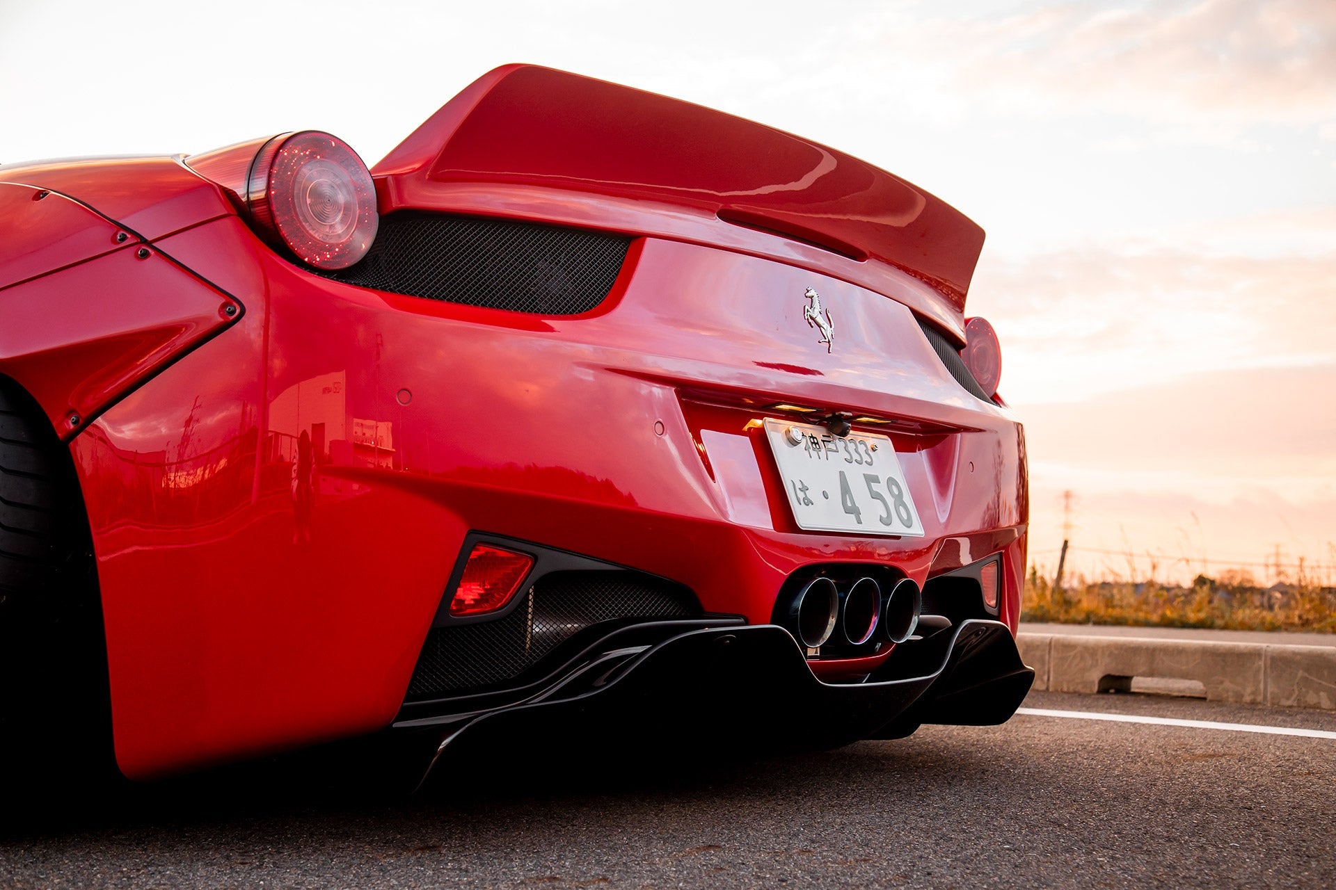 LB WORKS 458 Full Bumper complete body kit(FRP) (LB05-02) – Liberty ...