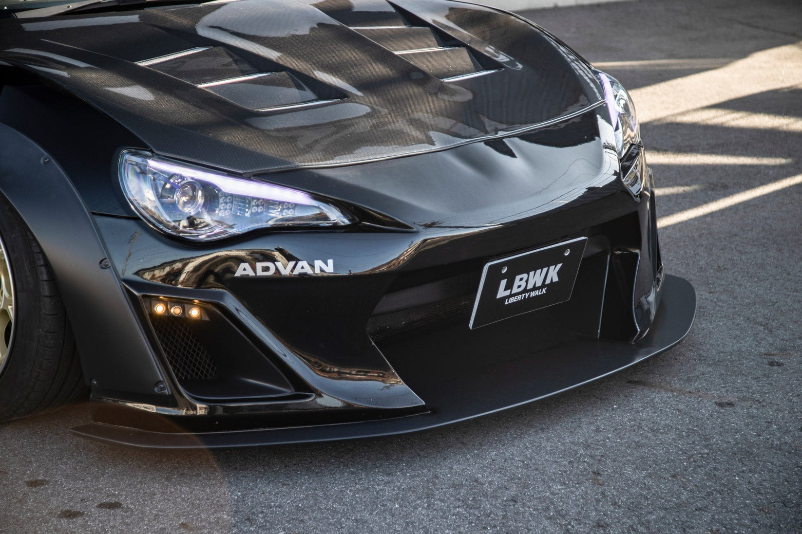 LB Nation GT86/Subaru BRZ WORKS Bumper Type Ver.1 (GT Wing) Complete B ...