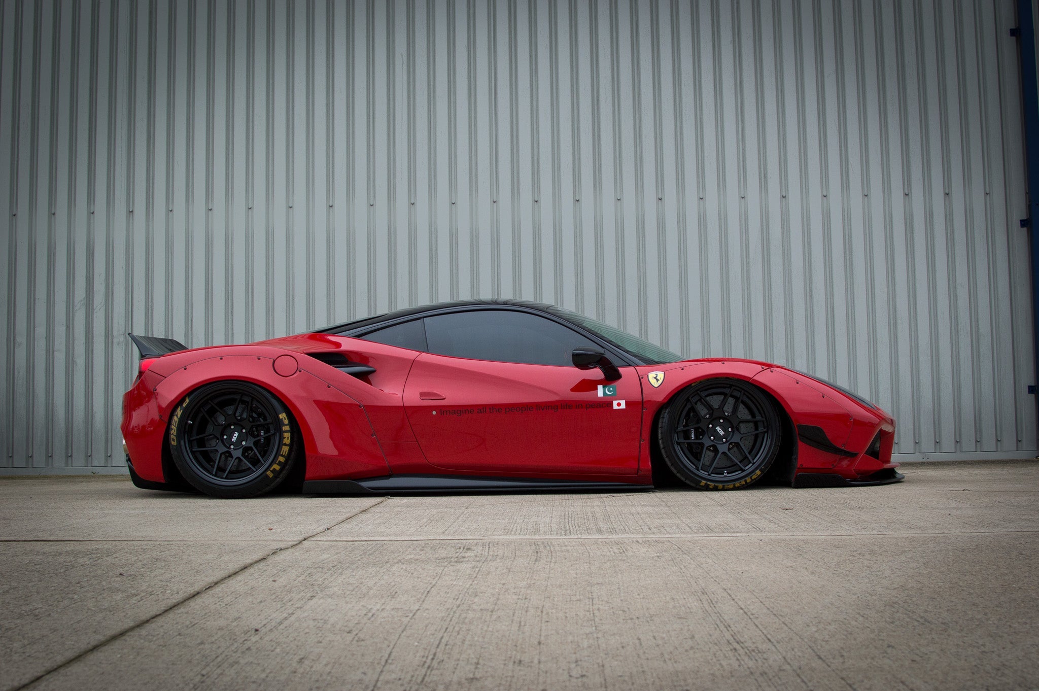 LB WORKS FERRARI 488 Complete Body Kit (FRP) (LB24-02) – libertywalkeu