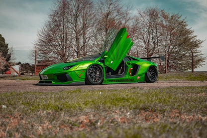 LB Aventador Complete body kit Type 2 with exchange fender type & Dry carbon wing (LB02-09)